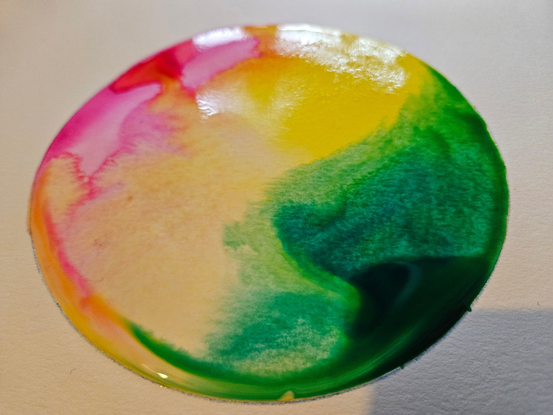 7 Day Art Therapy Challenge - Day 1: Emotion Color Wheel - Birdy & Bright