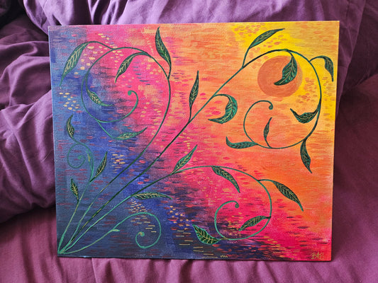 I've Had A Breakthrough - And Finished A New Painting - Birdy & Bright