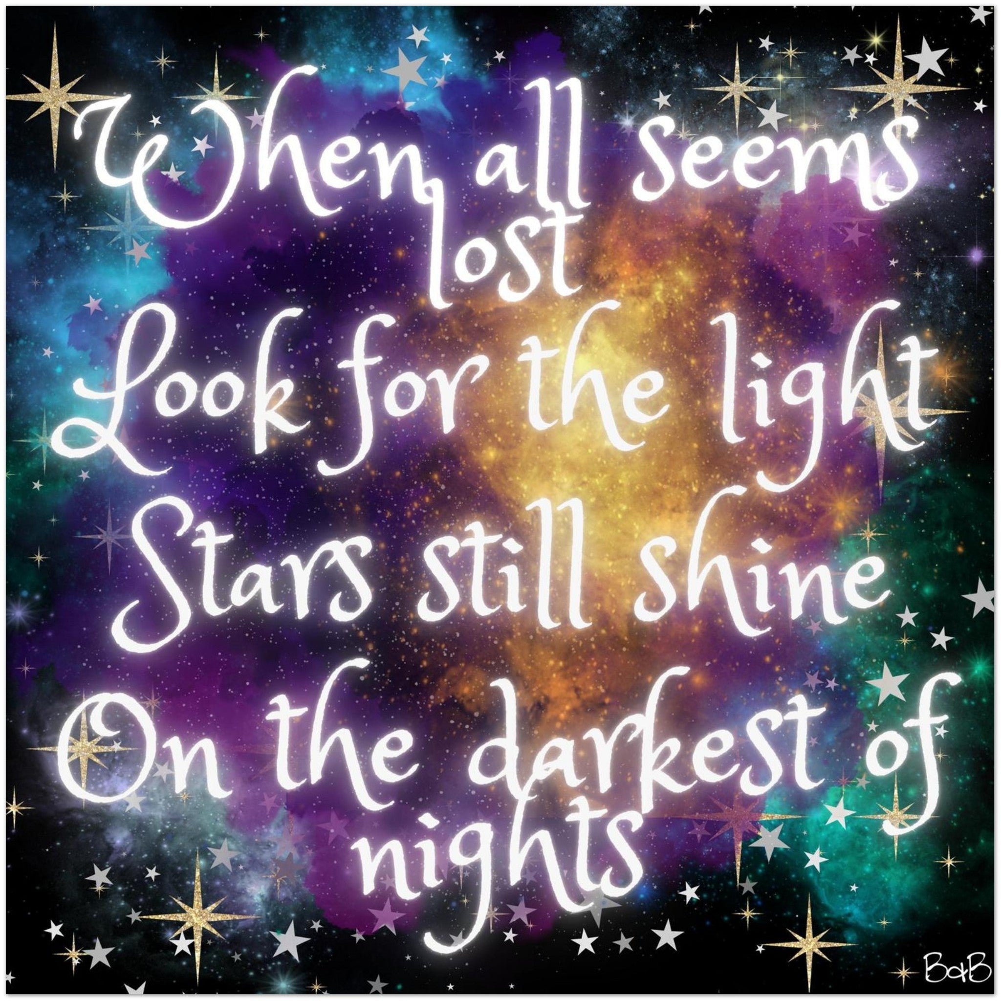 New Design Available Now - Stars in the Dark - Birdy & Bright