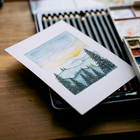 Mapping the Mind: A Landscape Drawing to Explore Your Inner World - Birdy & Bright