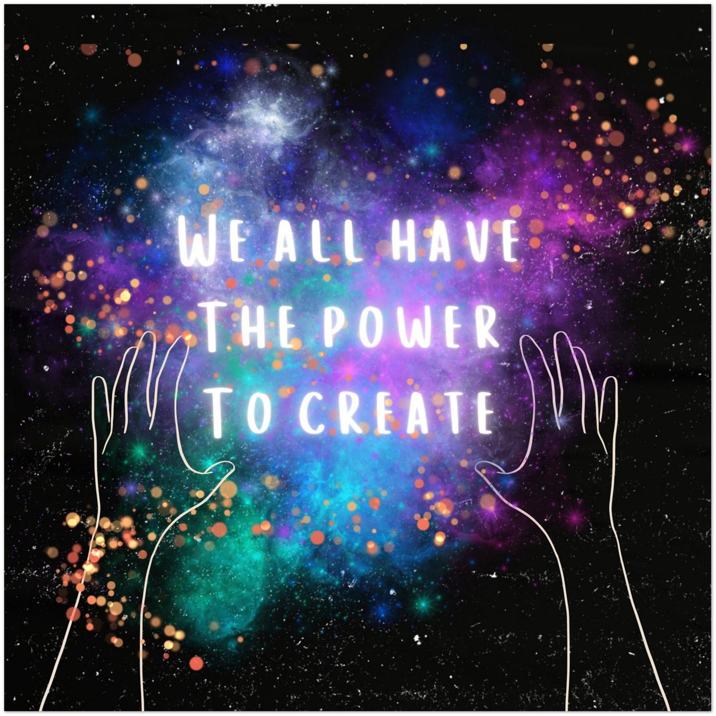 'Power to Create' Giclée Poster Print Birdy & Bright 15.00 GBP